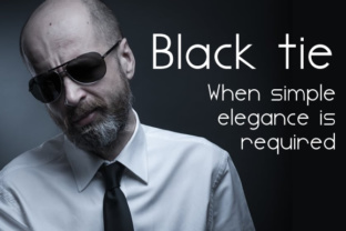 Black Tie: A Gothic Sans Serif Font for Web Design