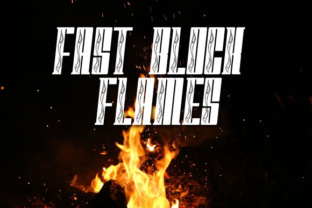 Fast Block Flames: A Bold Decorative Typeface for Web
