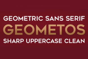 Geometos: A Sharp Uppercase Font for Web Design