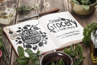 Grocery Rounded: A Handmade Sans Serif Font for Editorial Design