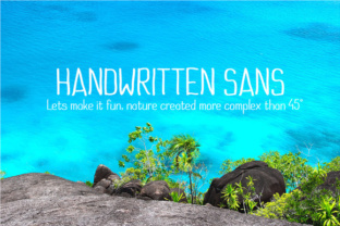 Handwritten Sans: A Playful Typeface for Makers