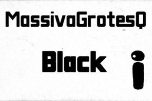 Massiva Grotesq Black Font Review
