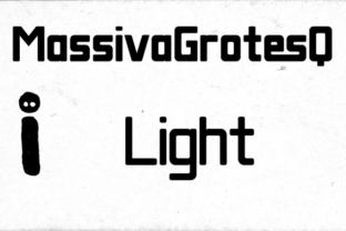 Massiva Grotesq Light Typeface for Modern Branding