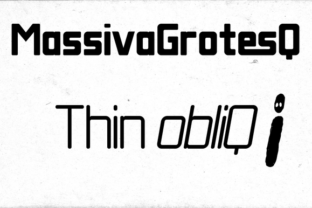 Massiva Grotesq Thin Obliq Font for Modern Campaigns