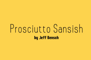 Prosciutto Sansish: A Typeface for Editorial Clarity