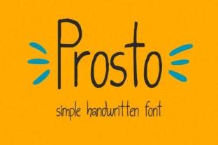 Prosto Font Review: A Handwritten Sans Serif for Web