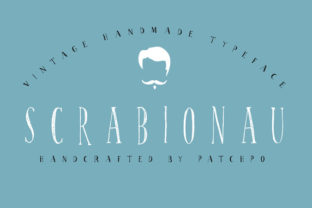Scrabionau: A Handmade Serif Font for Crafters